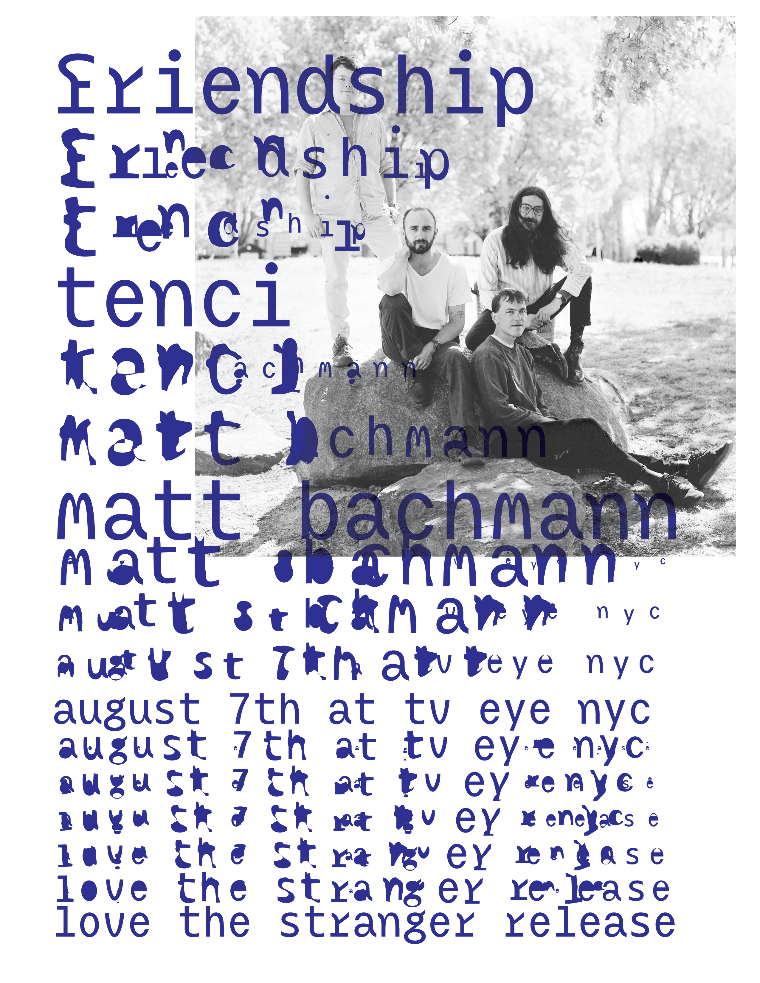 Poster, Friendship 'Love the Stranger' Release Show, 2022