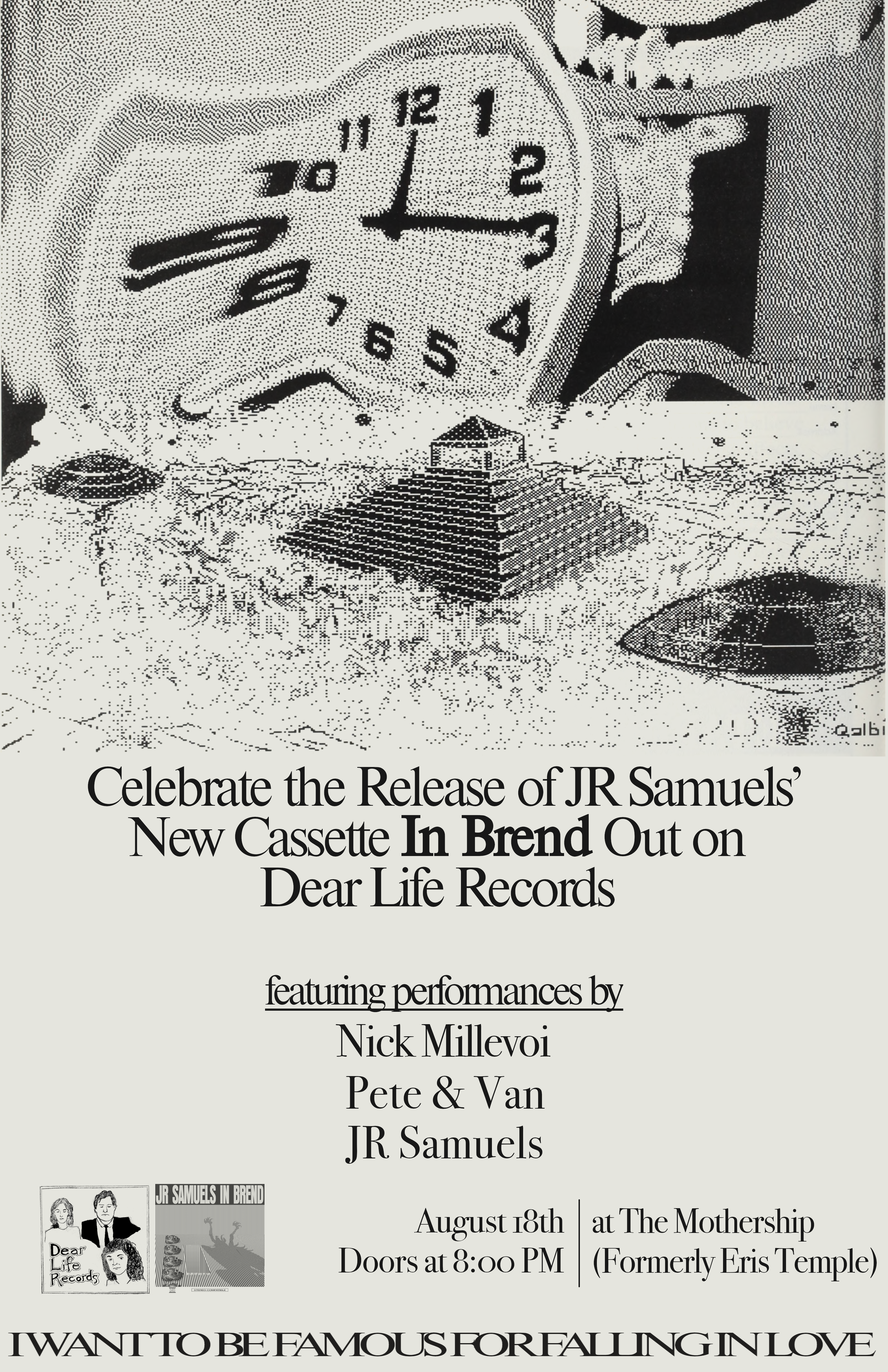 Advertisement, JR Samuels 'In Brend' Release Show, 2019